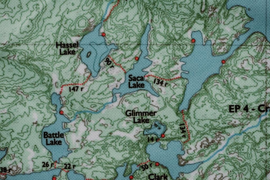 BWCA Map - BWCA 79 – Waterproof, Durable Cloth Map for Canoeing, Hiking, and Camping by True North Map Company