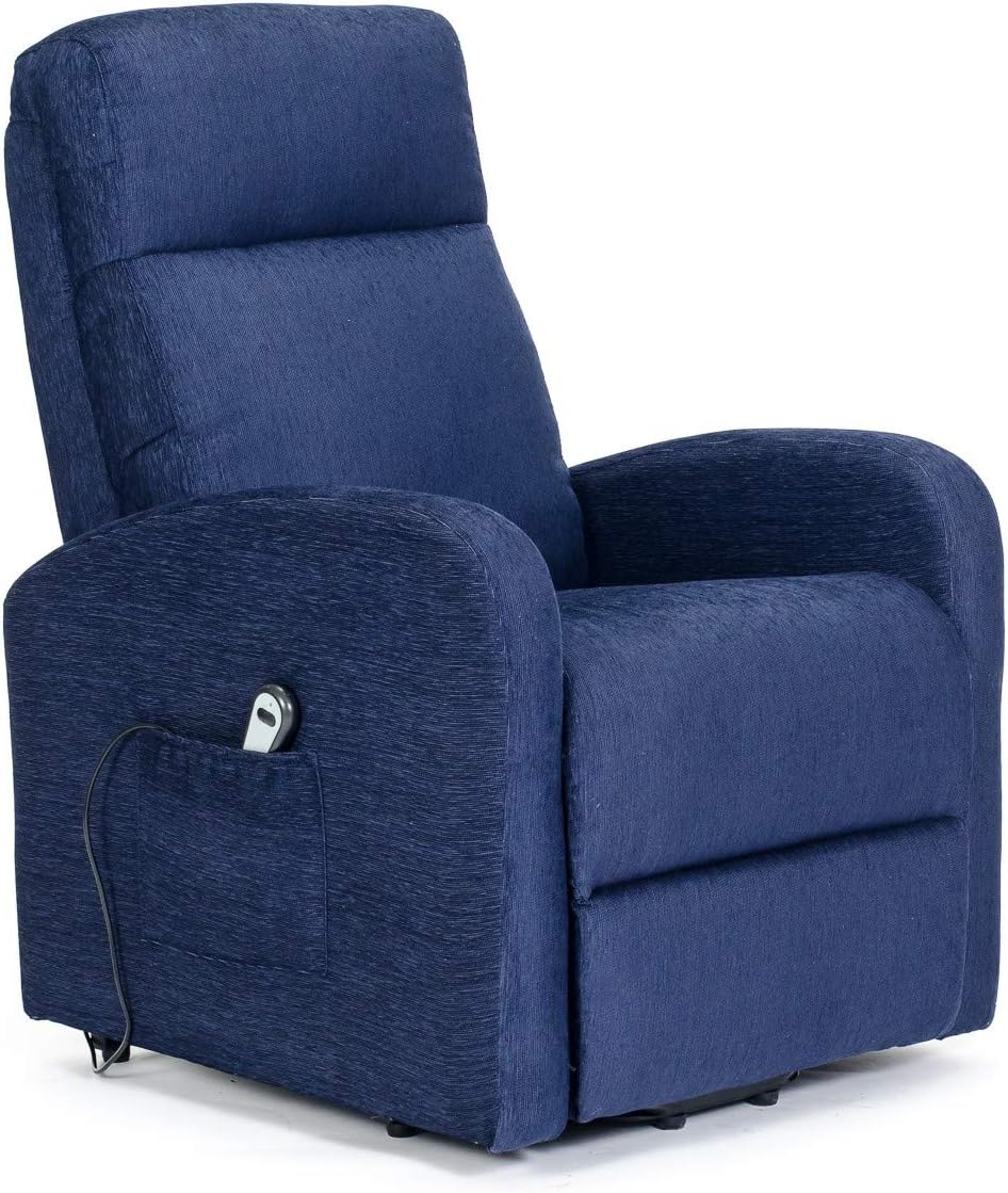 poltrona reclinabile in microfibra con riscaldamento