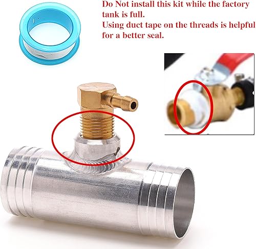 Miniatura 3 de Kit de instalación diésel de 1 34 pulgadas, kit de instalación de tanque auxiliar diésel compatible con tanque de combustible auxiliar alimentado