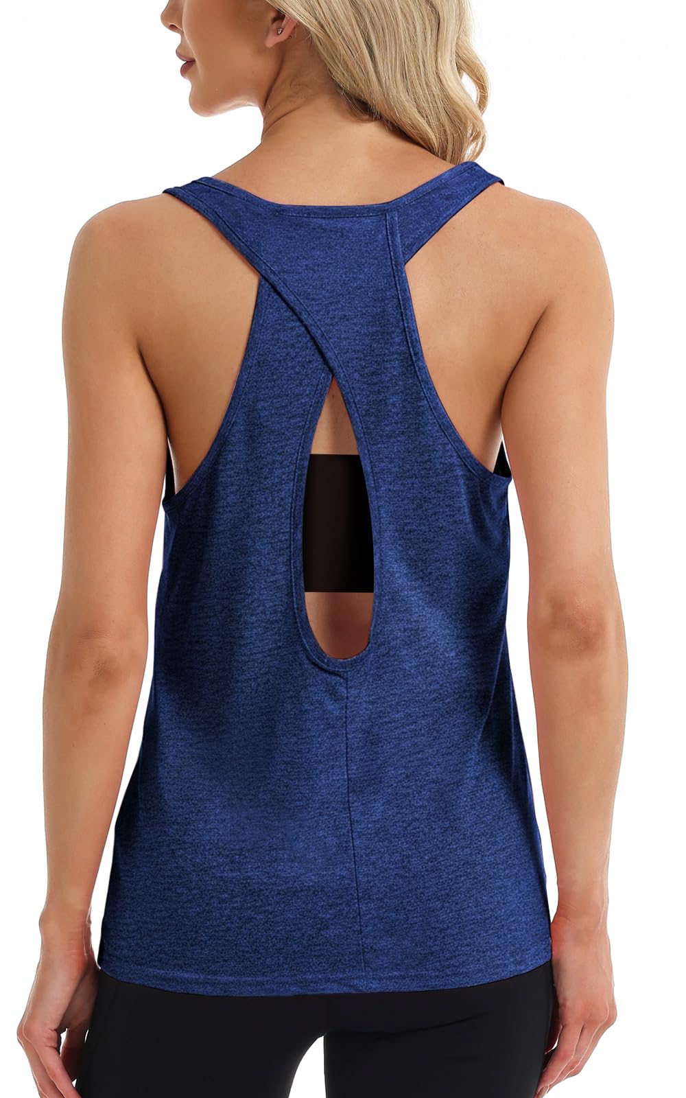 Superora Tanktops Damen Sport Yoga Racerback Fitness Running Workout Lauftop Ärmellos Shirt Oberteile