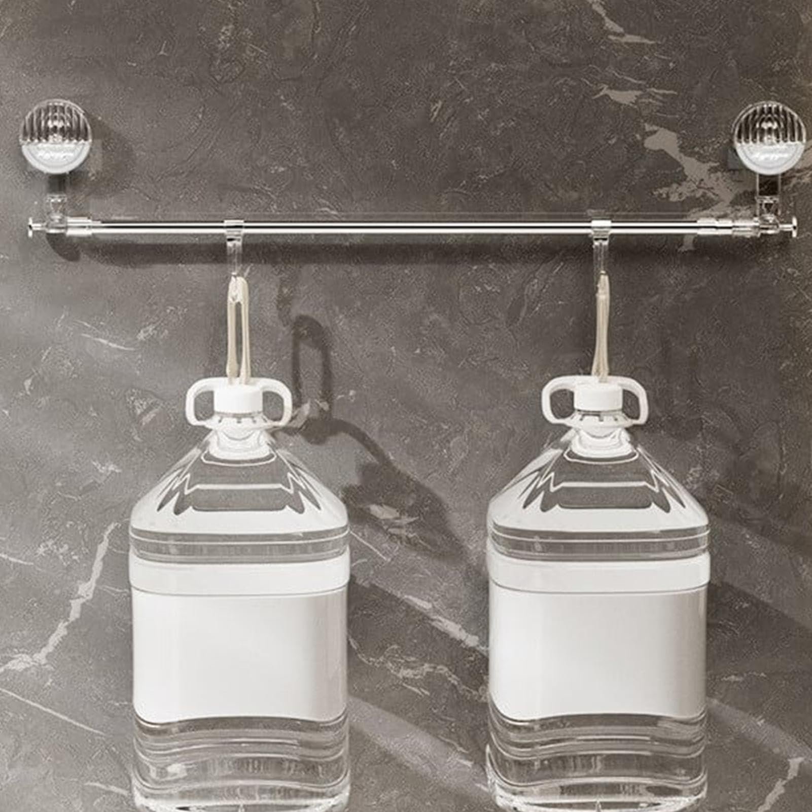 Portasciugamani da bagno, da parete, con ventose | Supporto per asciugamani da bagno in acciaio inox, per bagno, cucina, bar, hotel e casa privata