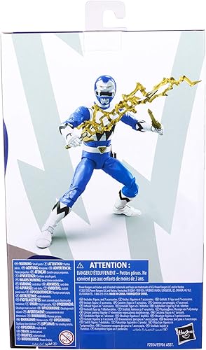 Miniatura 8 de Power Rangers Lightning Collection Lost Galaxy Blue Ranger - Figura de acción coleccionable de 6 pulgadas con accesorios