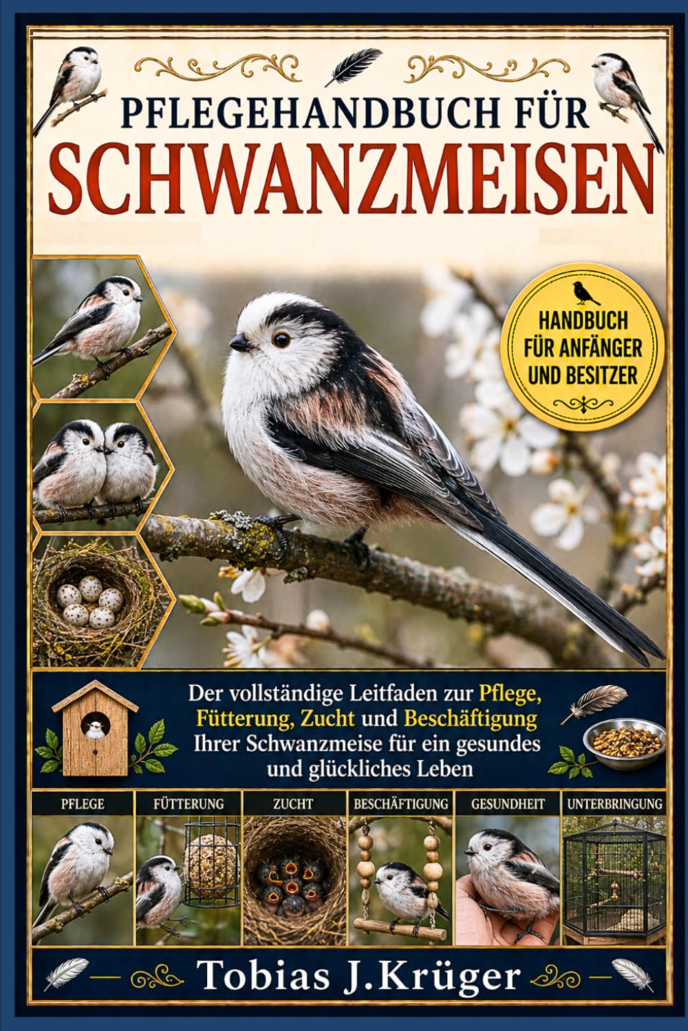 PFLEGEHANDBUCH FÜR SCHWANZMEISEN: Der vollständige Leitfaden zur Pflege, Fütterung, Zucht und Beschäftigung Ihrer Schwanzmeise für ein gesundes und glückliches Leben