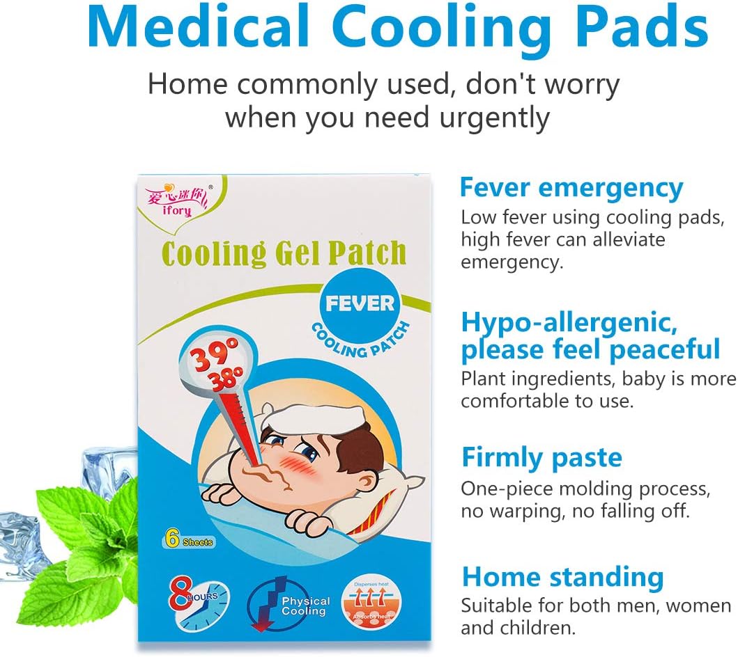 Crаzу Dеаlѕ ifory Fever Patch for Kids, Cold Compress Patch for Fever and Headache Relief, 6 Count 🛒 Crаzу Dеаlѕ ifory Fever Patch for Kids, Cold Compress Patch for Fever and Headache Relief, 6 Count