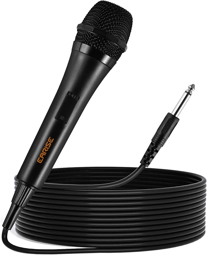 EARISE W1 Karaoke Microphone with 16.4ft Cord, Dynamic