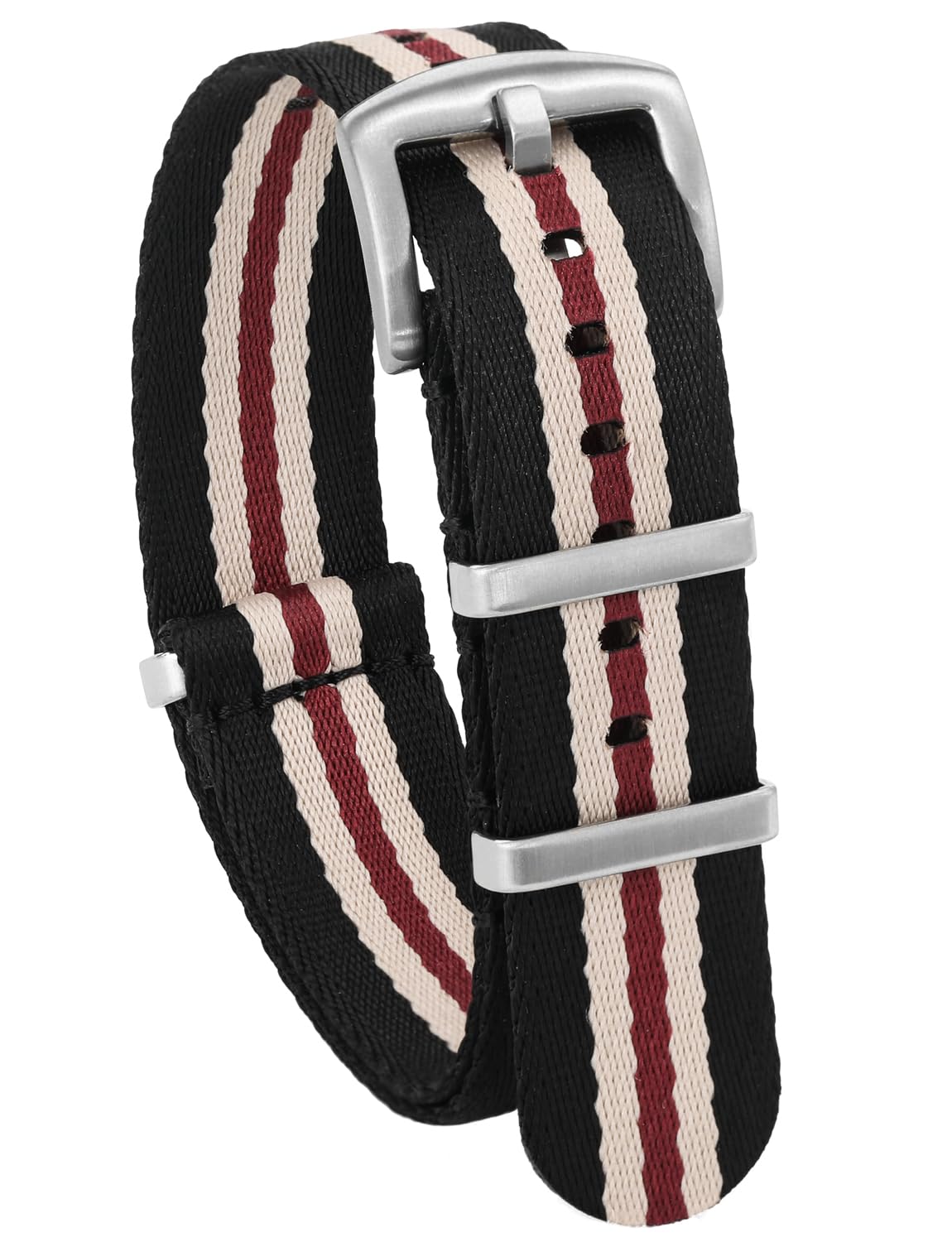 watchdives Nylon Watch Band 20mm 22mm Multicolor Replacement Watch Straps for Men Women