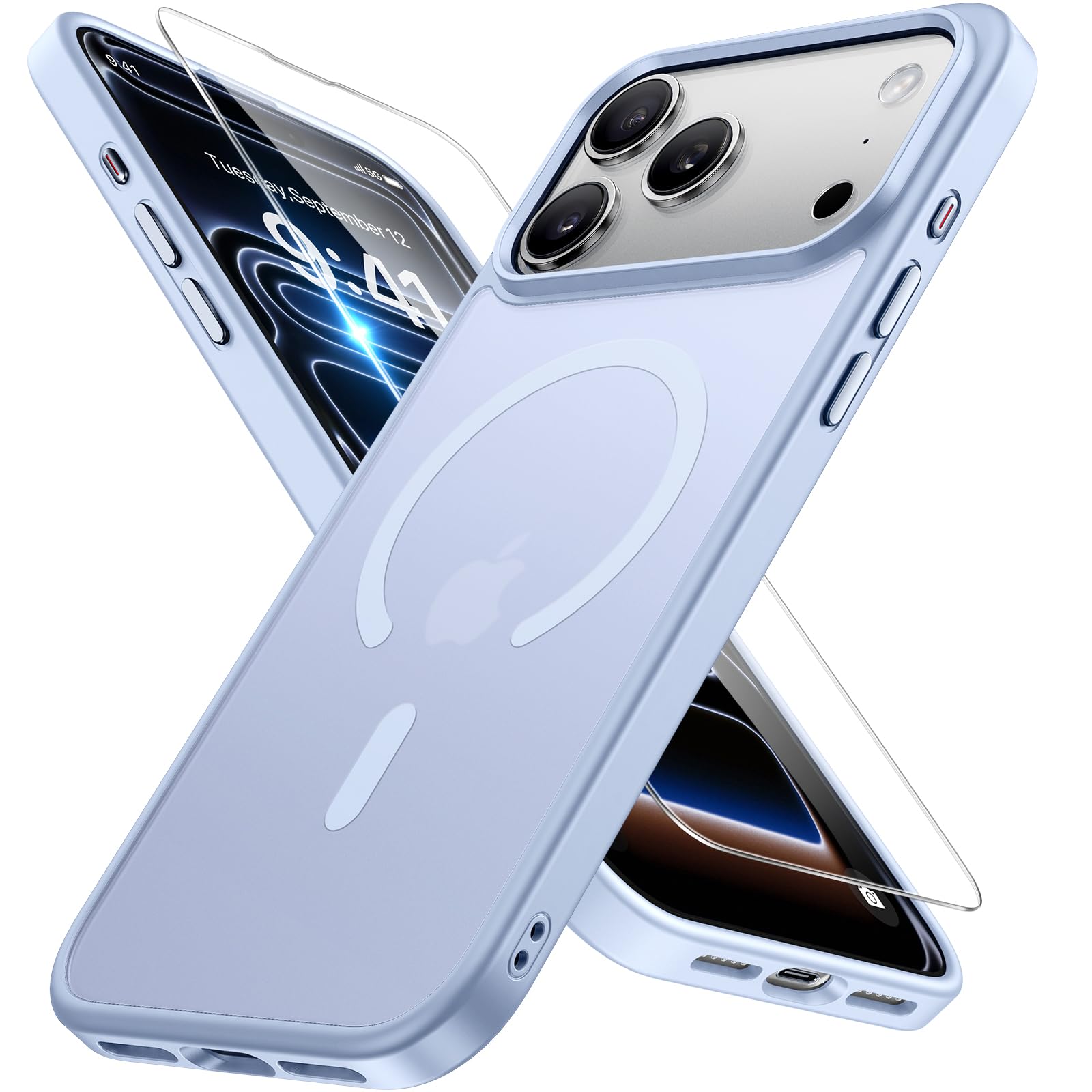 Photo 1 of Miracase iPhone 17 Pro Case with Screen Protector