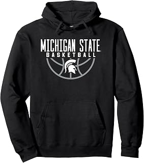 Michigan State MSU Spartans Basketball Arch Pullover Hoodie