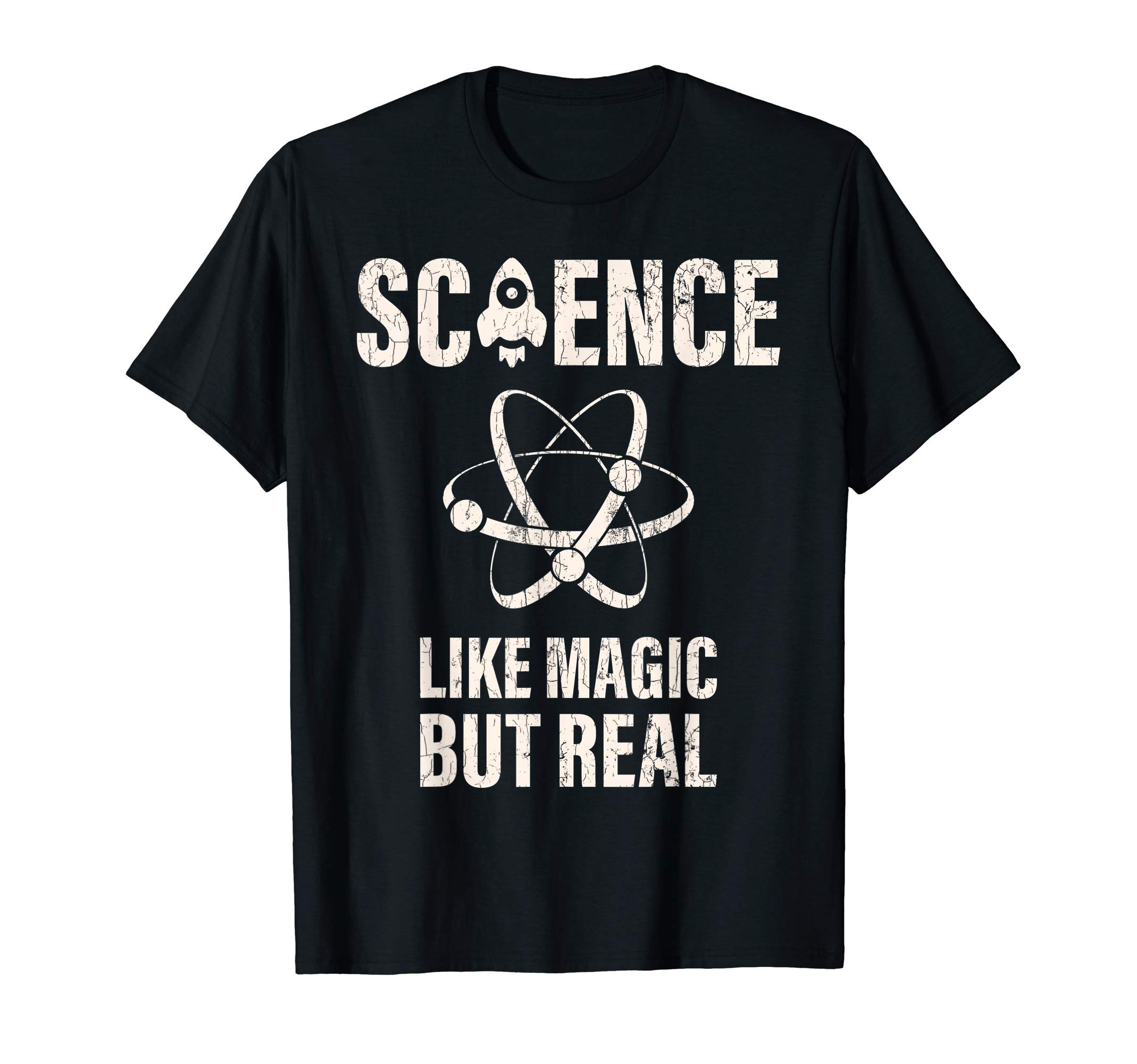Naturwissenschaftslehrer Humor PhysikgeschenkeScience Like Magic But Real Scientist Gift Physics T-Shirt