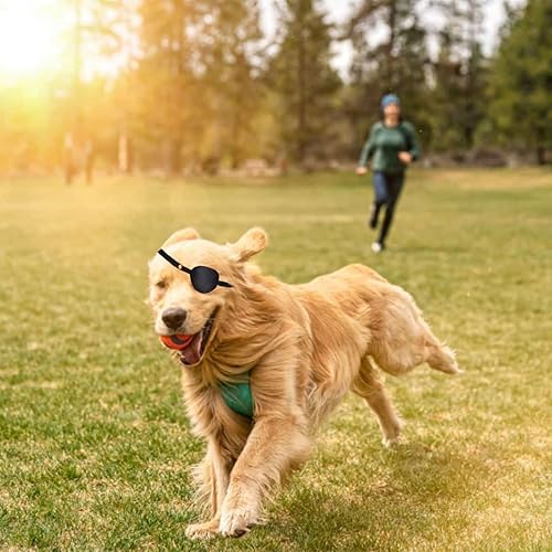 Miniatura 2 de MANON ROSA Parche para ojos de perro  Cubierta protectora para ojos para perros pequeños, medianos y grandes, con lesiones en los ojos caninos