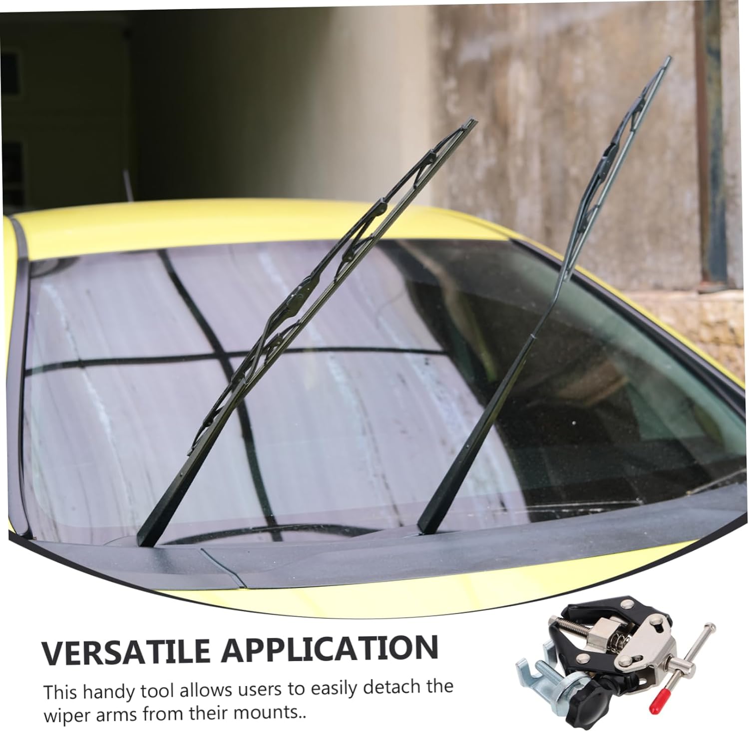 2pcs Essential Car Mechanic Tool Windshield Wiper Arm Puller Removal Kit Battery Terminal Wiper Arm Tool Small Bearing Puller for Auto Repair