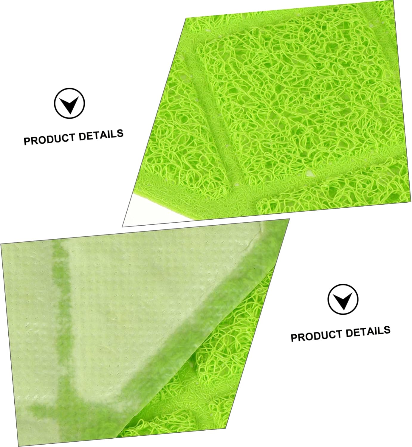 2pcs Non- Pet Feeding Mat Cat Food and Water Placemat for Dogs and Cats Easy to Litter Mat High Edges for Home Use