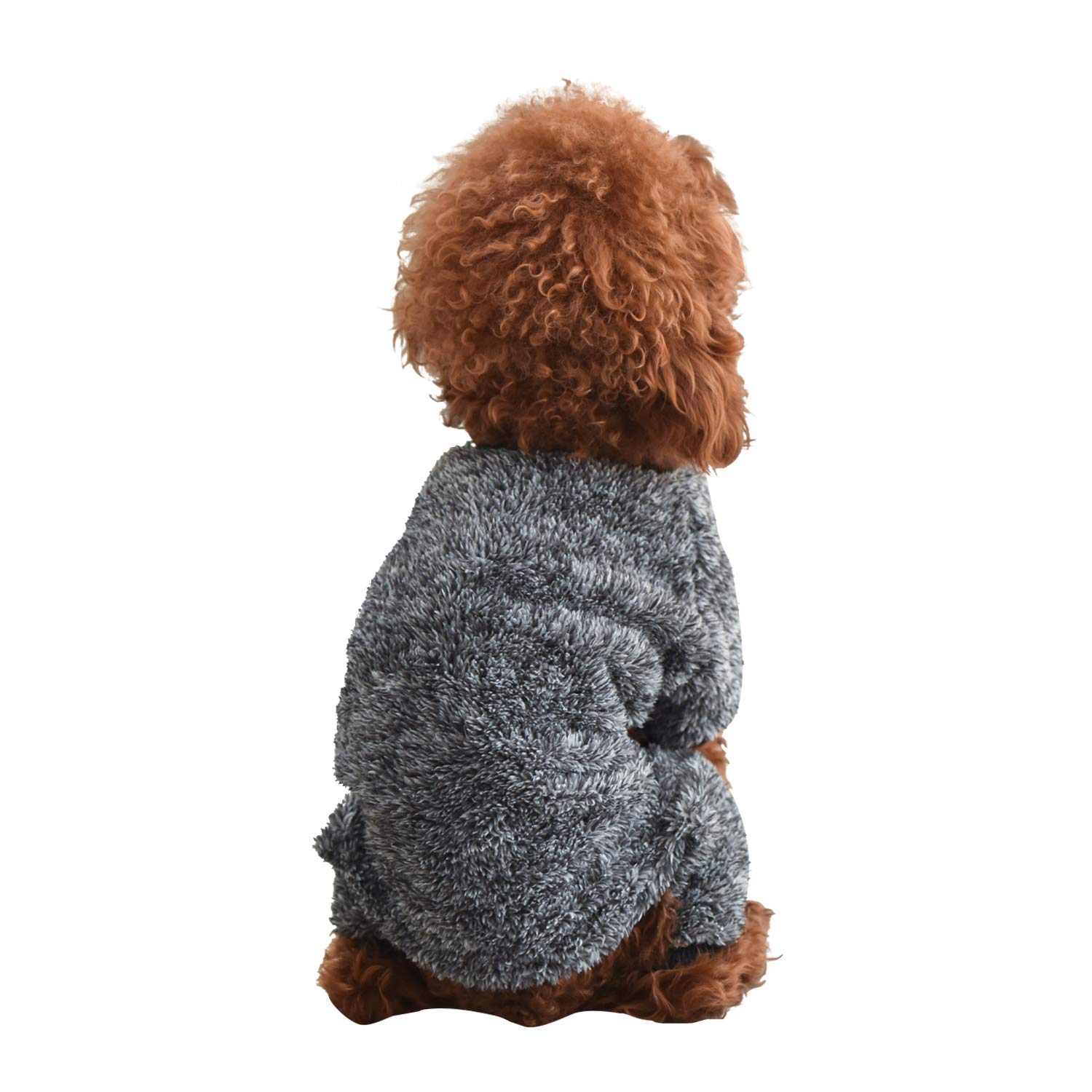 CuteBone Dog Sweater for Small Dogs Onesie Turtleneck Knitted Coat Pet Clothes, Jumpsuit Fit Your Puppy Warm in Frozen Cold Weather