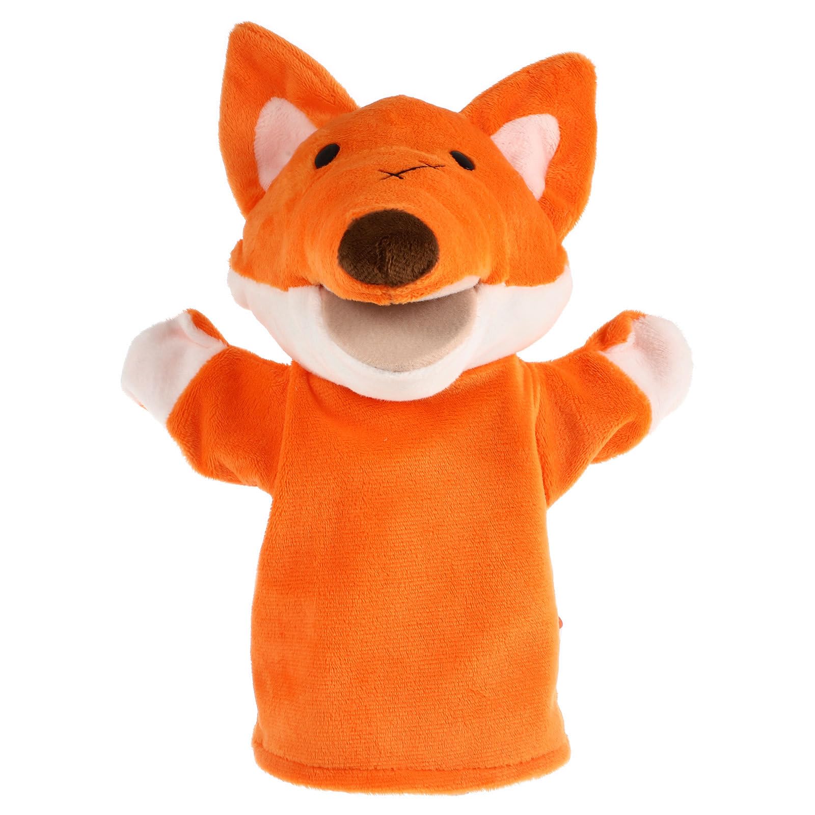 Amazon.co.jp: CALLARON きつねのハンドパペット 口が動く指人形