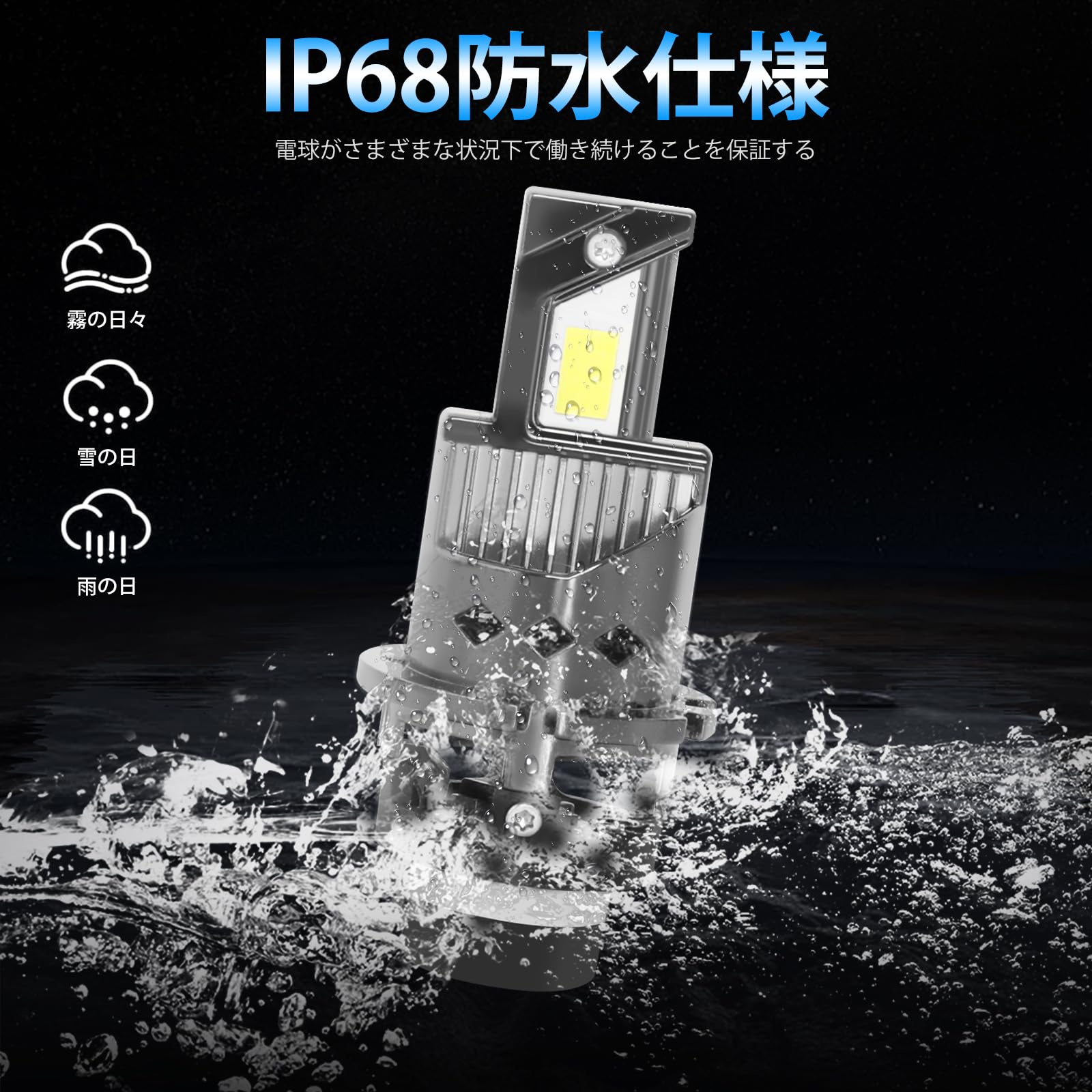 LEDヘッドライト D4S D4R 6000K 28000lm 2個 管理F5 LED D4S ヘッドライトのおすすめ人気商品一覧 通販 - Yahoo