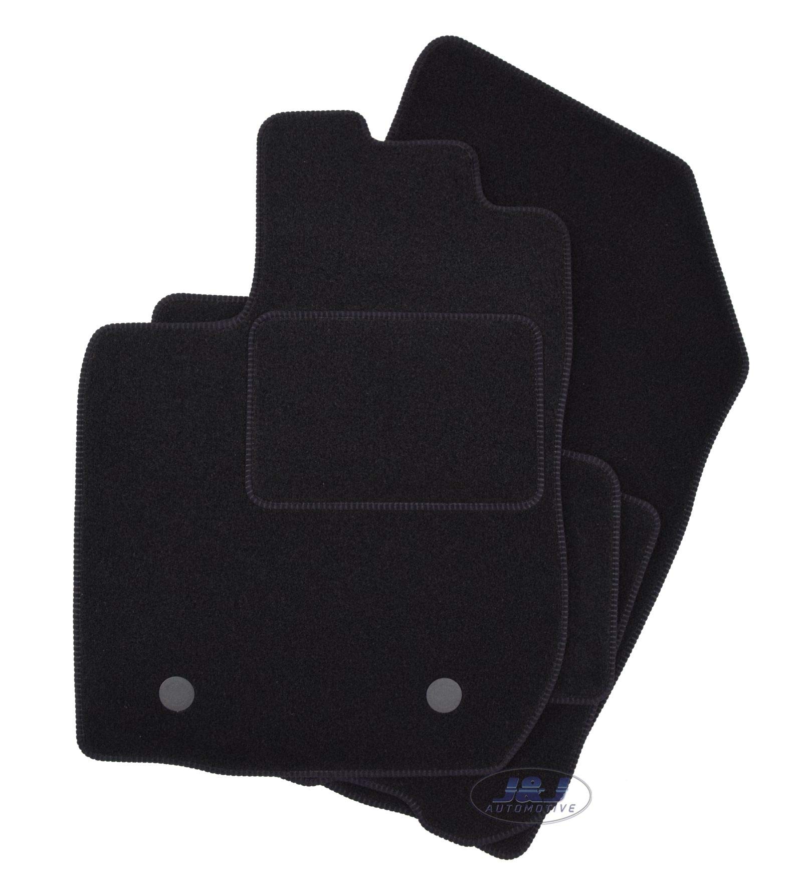 J&J Automotive Tappeti Velluto Su Misura Per Dacia Logan 2013-2020 - Set 4 Pezzi Antiscivolo