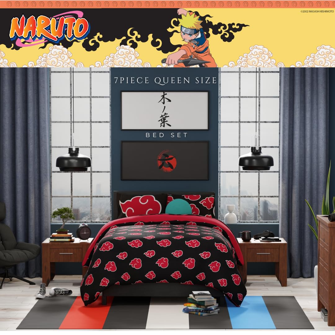 Coperta Con Cappuccio Naruto Akatsuki - Ufficiale, 178x127 Cm, Super Morbida, Licenza Ufficiale - Foto 3