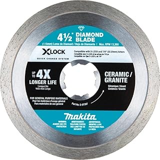 Top 10 diamond blade for angle grinder review 1 Diamond Makita Xlock 1/2 Inch