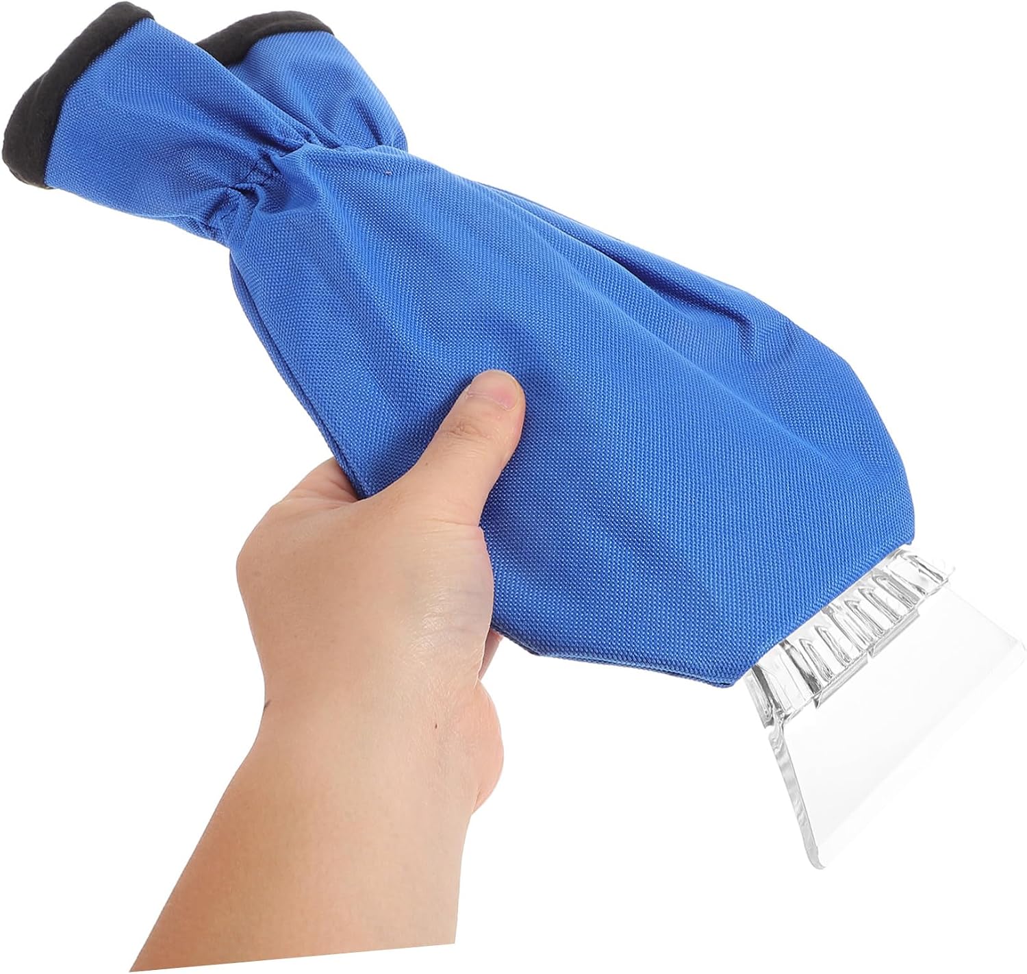 ibasenice Ice Scraper with Glove for Windshield Snow Brush and Ice Remover Multi-Purpose Tool for Effortless Snow and Frost Removal Vehicle Exteriors