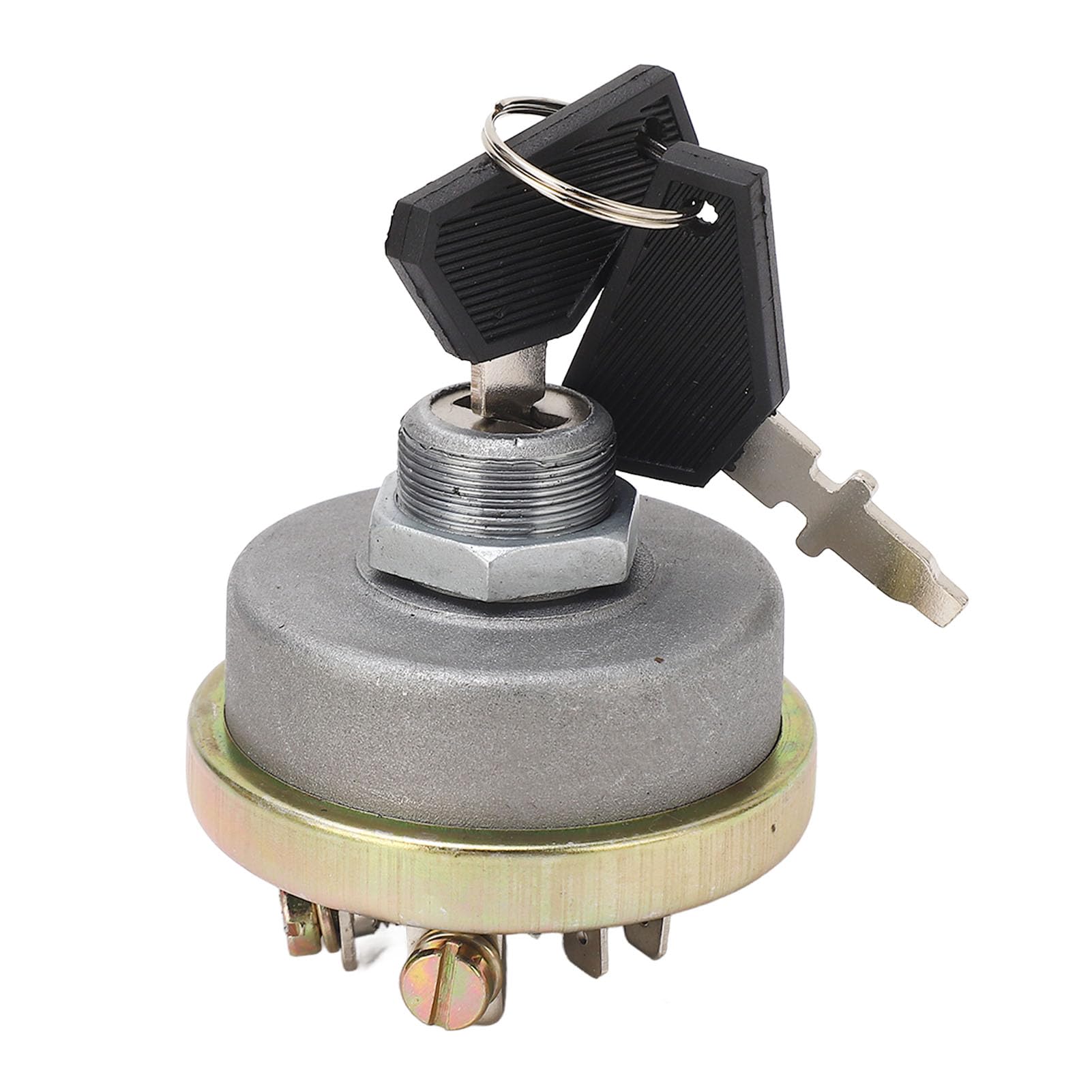 Interruttore Di Accensione Per Trattore RE45963 In Lega Di Alluminio - Serratura Di Avviamento Con 2 Chiavi, Sostituto Per Modelli John Deere 5105, 5200, 5210, 5300, 5400, 5420 E Compatibili - 2