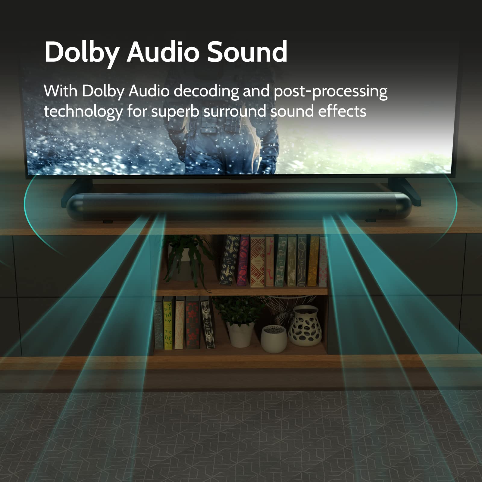 Soundbar TV Bluetooth Dolby Surround 60W USB HDMI - Dettaglio