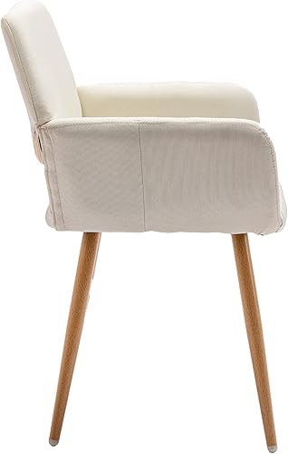 Miniatura 5 de KCC Silla de escritorio peluda moderna para computadora, silla de piel sintética para adolescentes, silla giratoria sin ruedas con respaldo medio