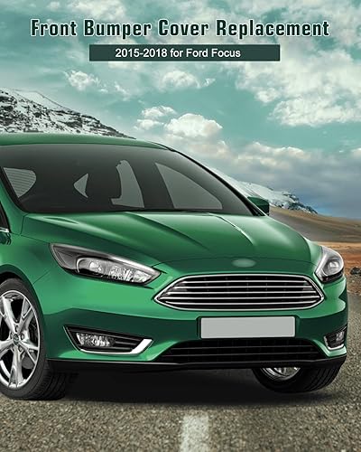 Miniatura 2 de SCITOO Cubierta de parachoques delantero para 2015 2016 2017 2018 para Ford Focus plástico parachoques reemplazo F1EZ17757CAPTM