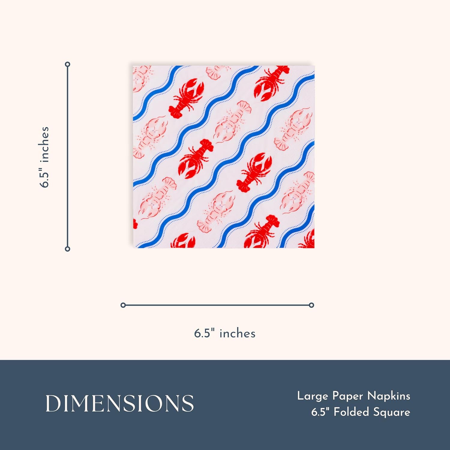 LE LOBSTER Lサイズのナプキン