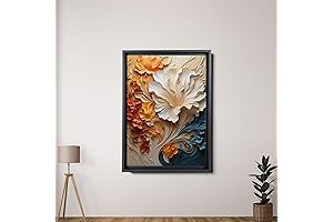 White Wabi-Sabi Wall Art: Embracing Japanese Simplicity for a Serene Abode