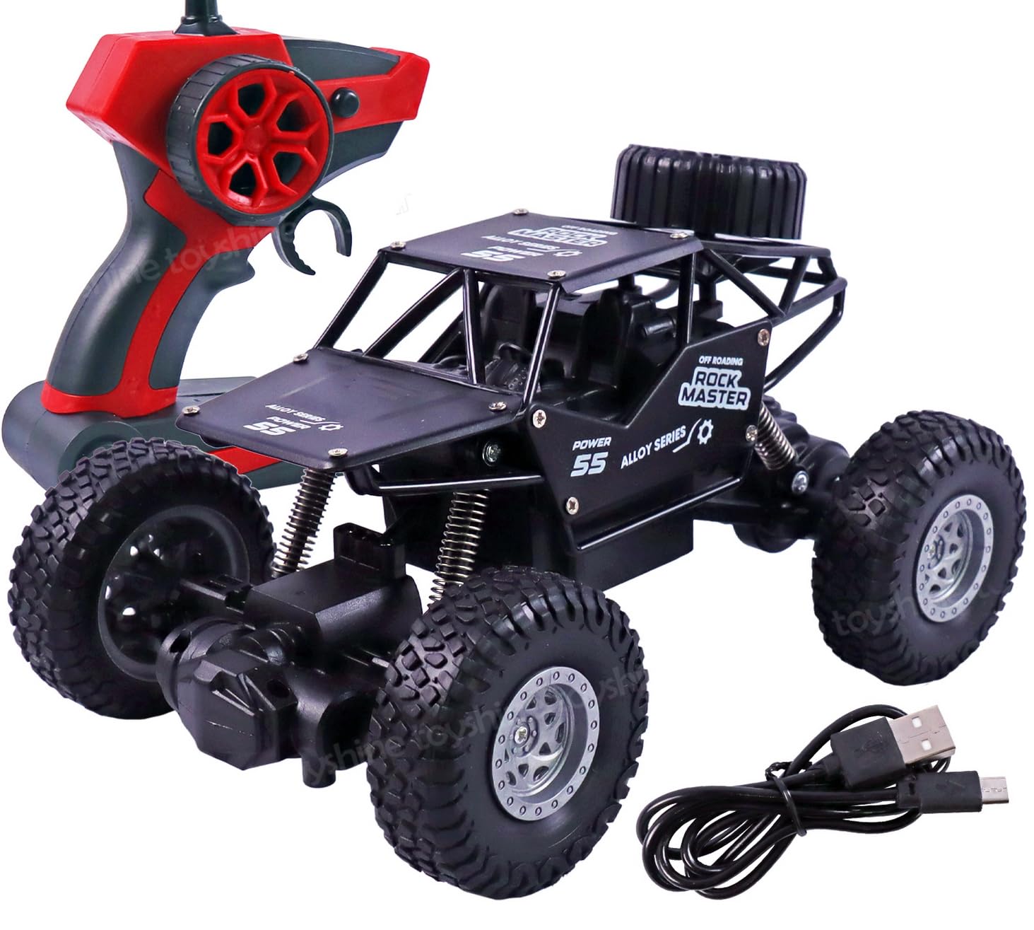 Toyshine 1:18 Scale 40mhz Frequency Remote Control High Speed Alloy Off Road Rock Crawler Fast Racing Vehicle Electric Hobby Toy Car for Kids Adults - Black (B0D9YK6FNP) Amazon Price History, Amazon Price Tracker