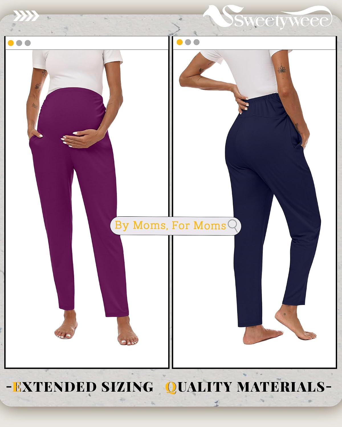 3 Pack Women's Maternity Pants image 4