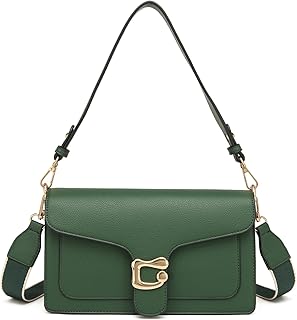 Travistar Crossbody Bags for Women Trendy - Small Cross Body Purse Shoulder Bag Leather Handbags Evening Clutch with 2 Straps