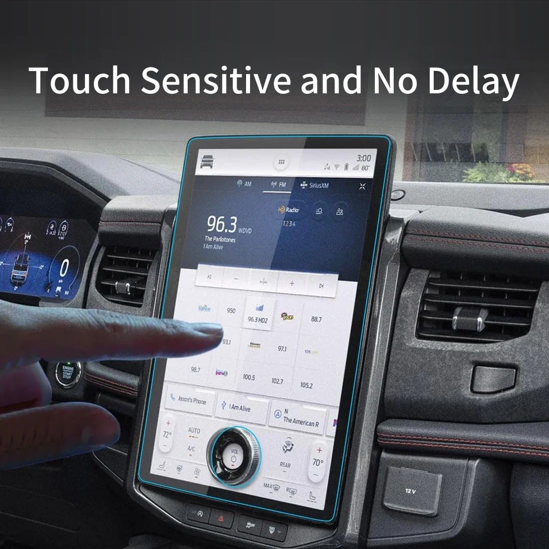 Pellicola Protettiva per Ford Expedition 2022, Pellicola Protettiva in Vetro temperato per Console da 1 Pezzo