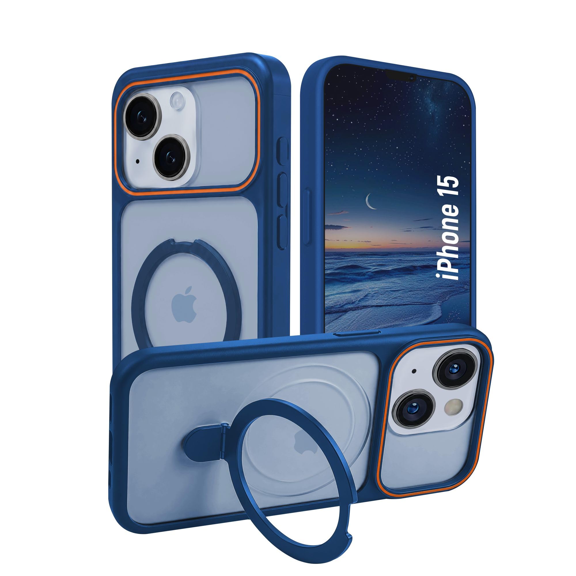 AIBEX Magnetic Compatible for Apple iPhone 18 Pro/Apple iPhone 17 Pro– Slim Protective Back Cover with Camera Lens Protection, Strong Magnetic Support, Anti-Slip Grip, Military Grade (Grey) — Amazon image 29