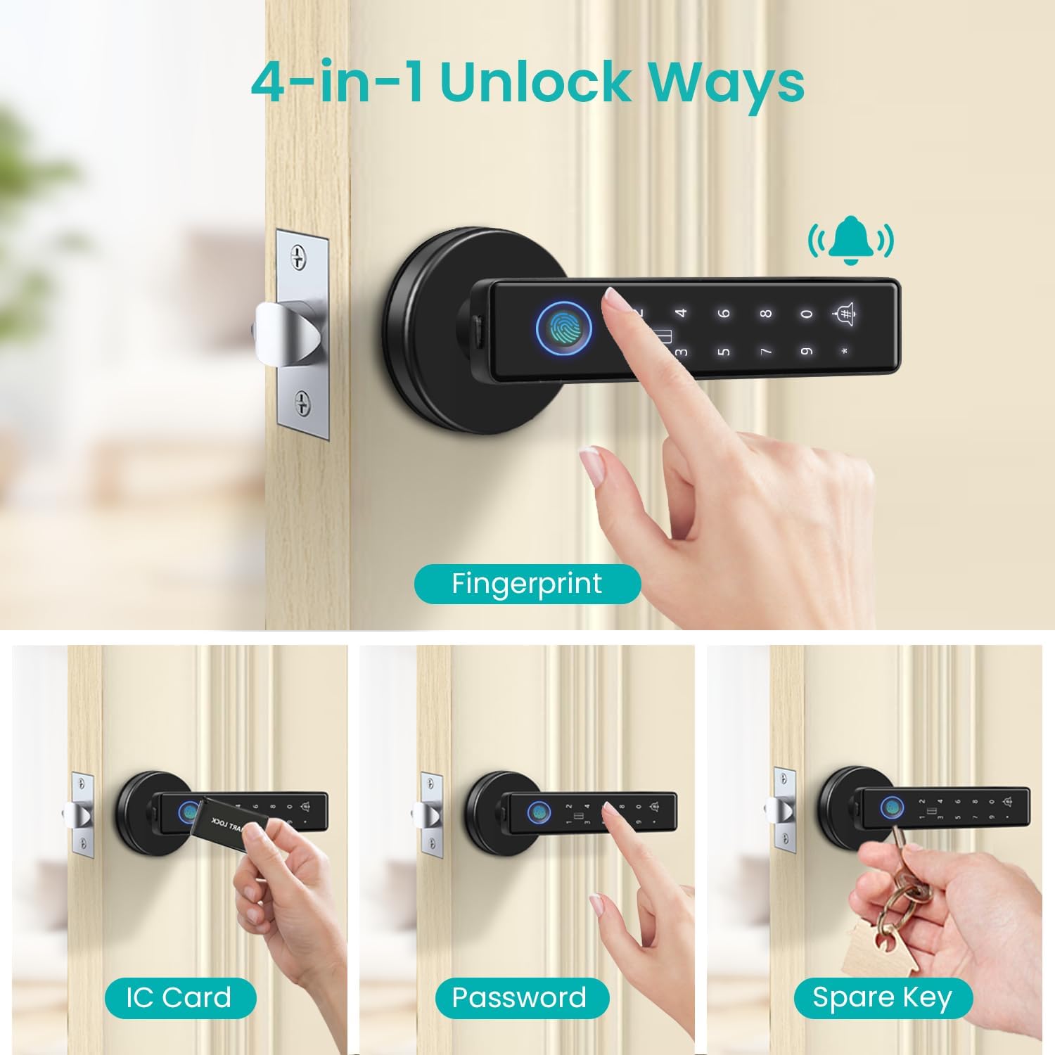Kuelor Fingerprint Door Lock - Keyless Entry -2
