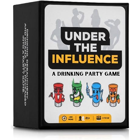 Under the Influence Fun Drinking Game