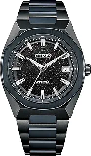 [CITIZEN] 腕時計 ATTESA Blue Universe Collection 限定モデル 電波時計 光発電エコ・ドライブ DLCブルー ビジネス 軽量 CB3046-76E メンズ