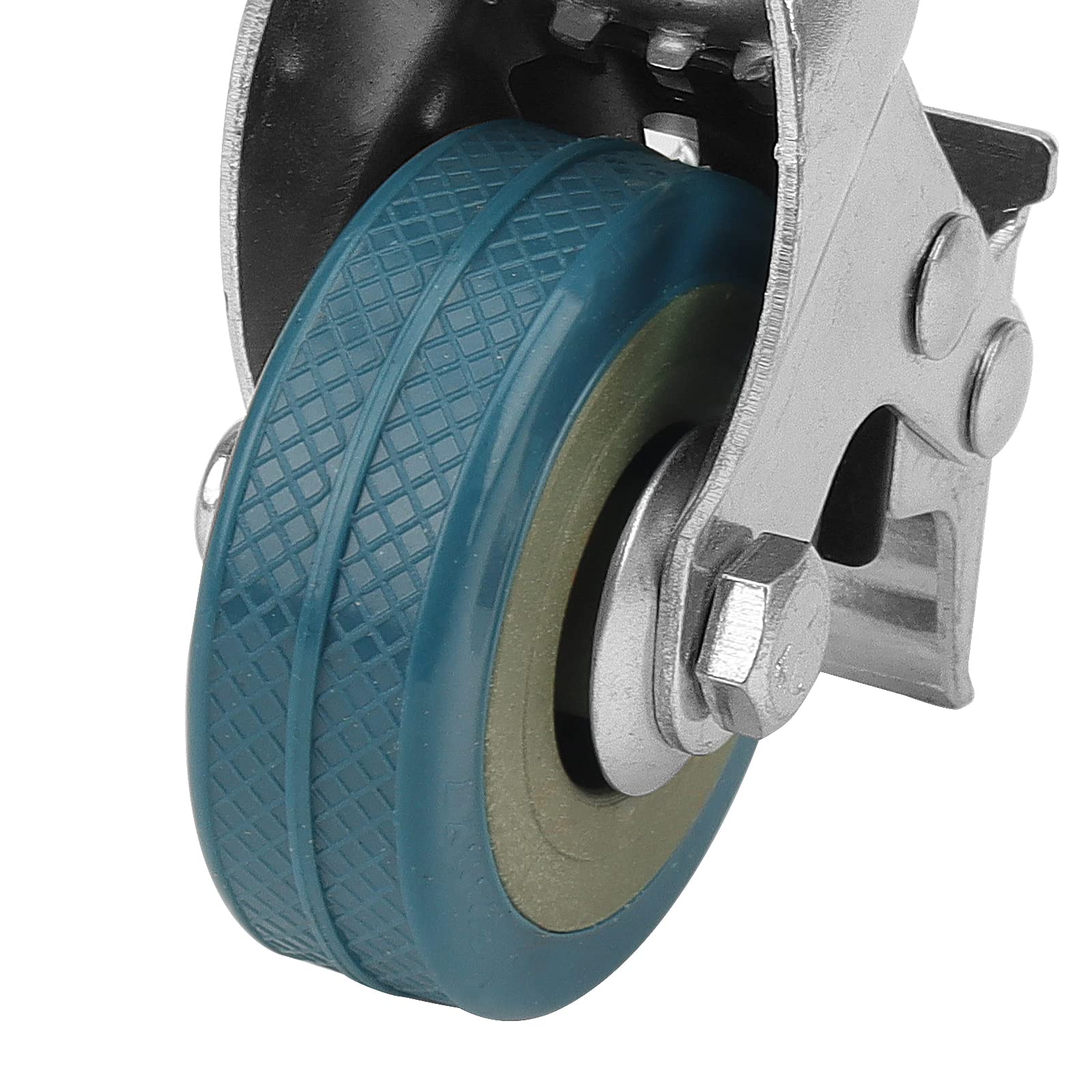 JAPCHET Lot de 12 roulettes pivotantes de 5,1 cm avec 48 vis, 50 kg