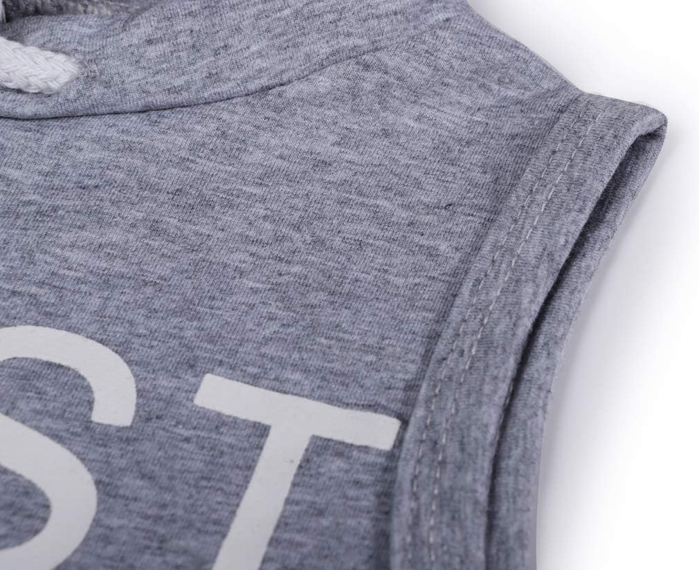 DUBASAM Newborn Infant Baby Boy Beast Mode Sleeveless Short Romper Jumpsuit Summer Clothes - Image 7