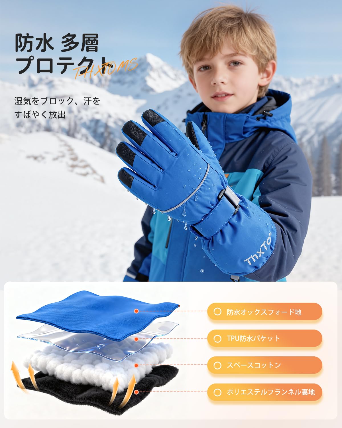 ThxToms Guantes Térmicos Niños