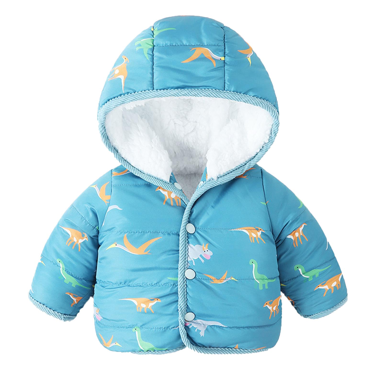 Cokbyavla Kids Hooded Outerwear For Boys Girls, Children'S Coat Girls Spring Jackets Toddler Boys Dinosaur Sweatshirts Baby Girl Outwear Fleece Vest 2T Fall Cl Infant 3-6 Months