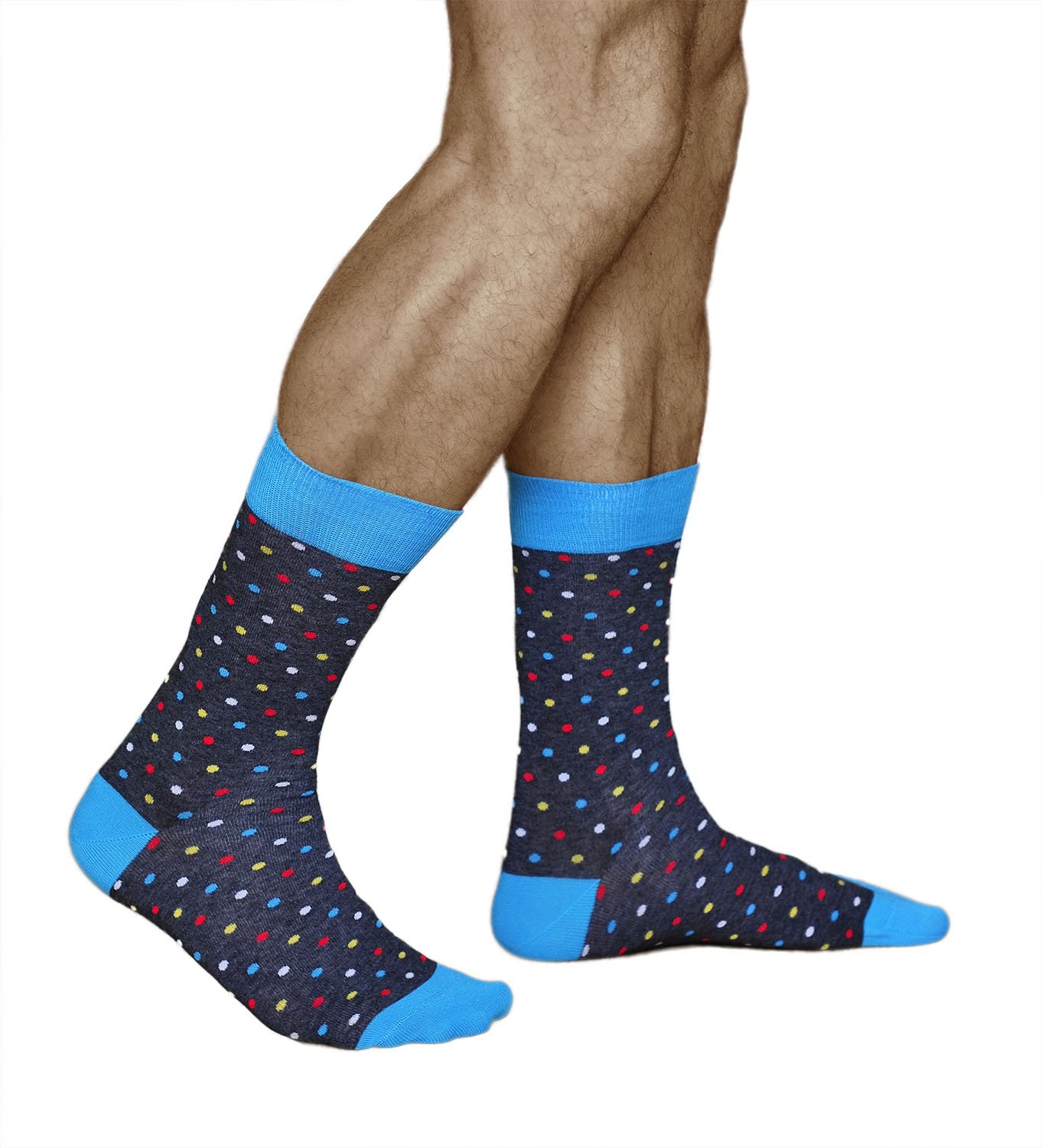 vitsocks Unisex coole bunte Socken mit geometrischem Motiv, Baumwolle weich atmungsaktiv