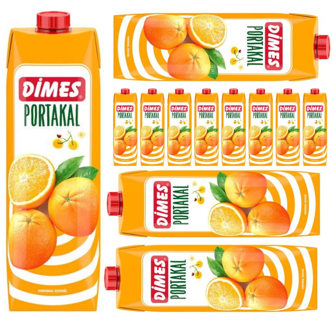 Zumo de naranja Dimes de frutas 1000 mililitros x 12 unidades con Pufai Grocery,