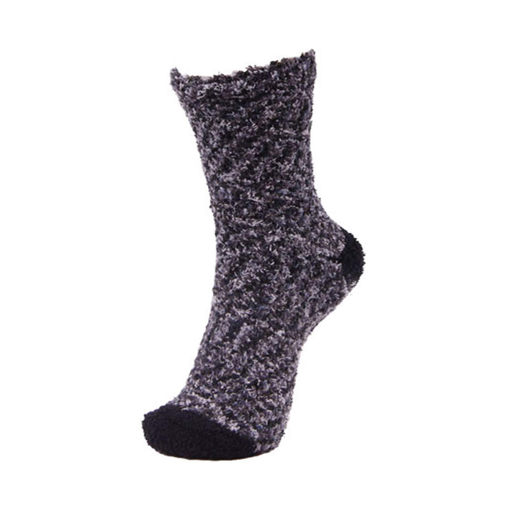 BambooMN Women's Soft Fuzzy Home Socks - Everyday Comfort - 1 Pair