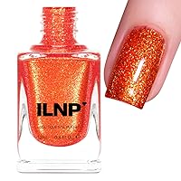 Vista 1 de ILNP Carved - Esmalte de uñas naranja brillante Jack-O'-Lantern