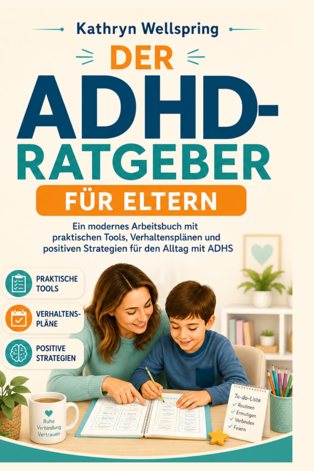 Der ADHD-Ratgeber für Eltern: Ein modernes Arbeitsbuch mit praktischen Tools, Verhaltensplänen und positiven Strategien für den Alltag mit ADHS