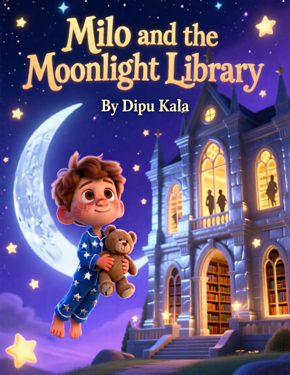 Milo and the Moonlight Library: A Magical Bedtime Adventure About Kindness, Courage, and the Power of Stories