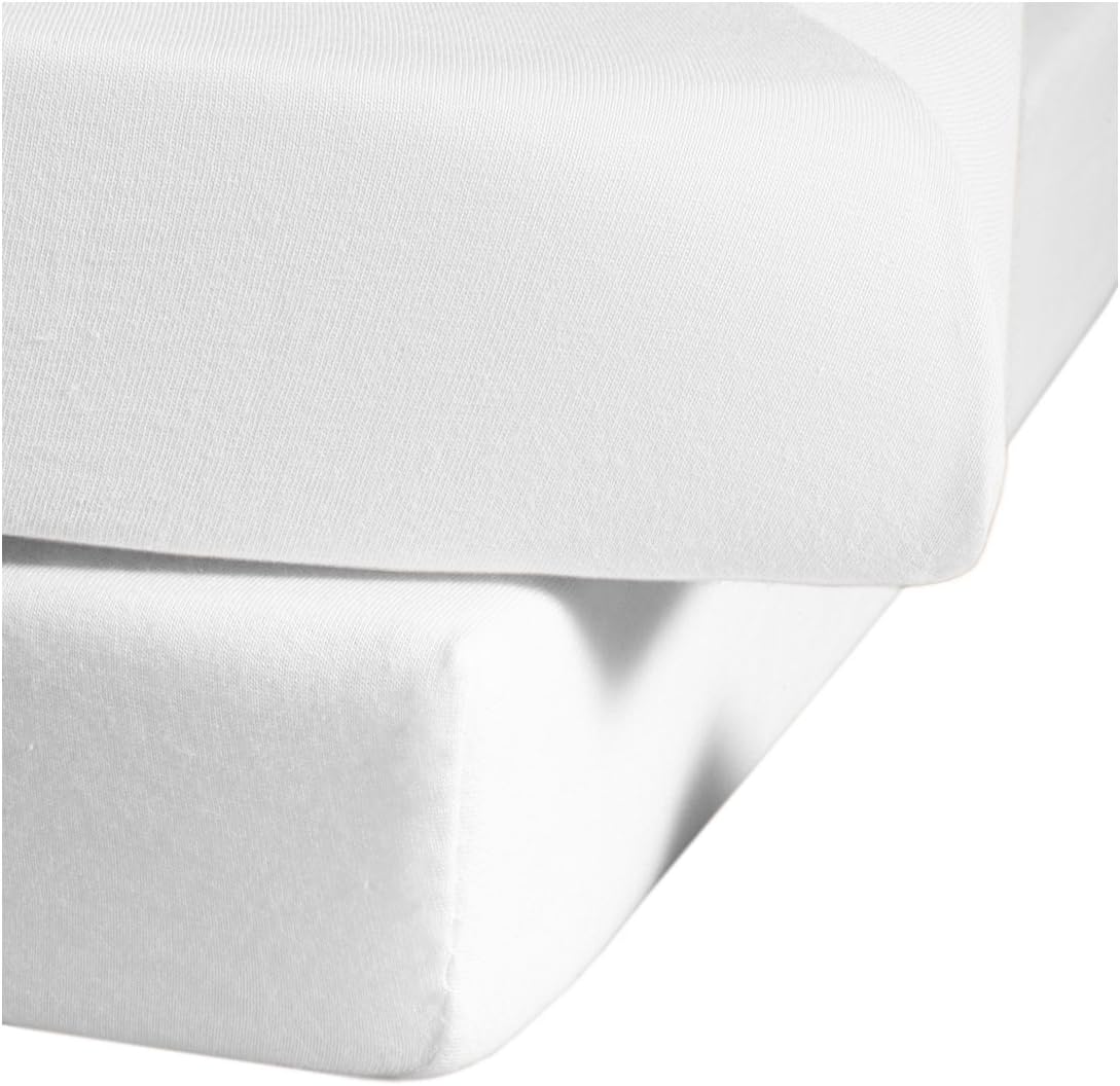 Fleuresse 1212 Fb. 1000 Jersey Bottom Sheet 120 x 200 cm White