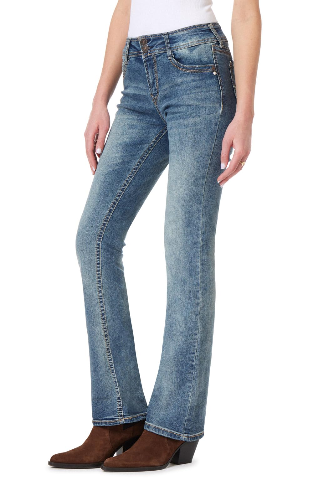 WallFlower Luscious Curvy Bootcut Jeans for Women