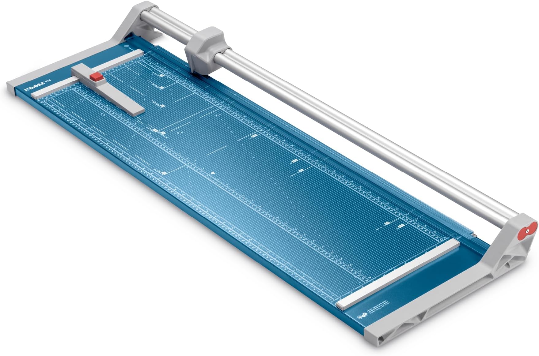 Dahle 556 Professional DIN A1 Self-Sharpening Paper Trimmer, Dual Guide Bar, Automatic Clamp, Safety Protection Cutter